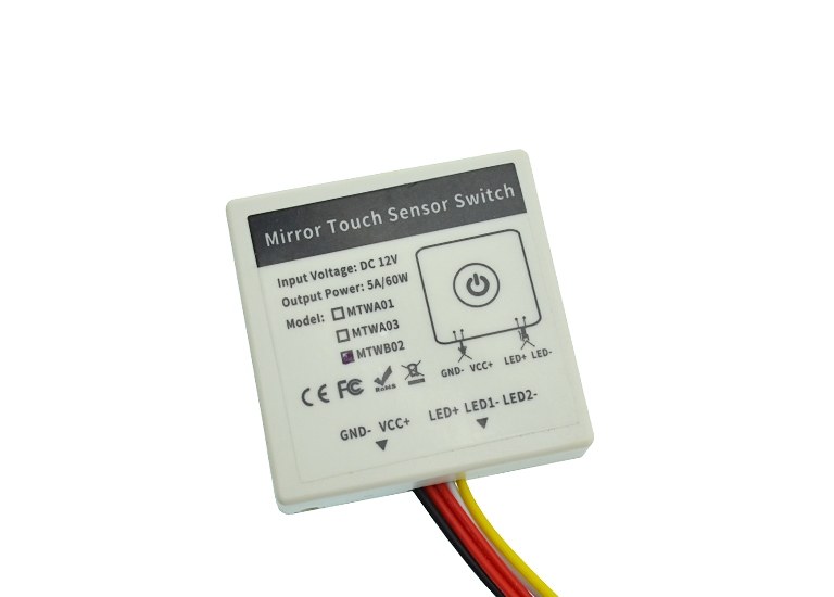 Сенсорная кнопка для зеркала Multi White FT-MTWB02 (диммируемая) - 2