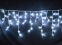 Светодиодная гирлянда бахрома, 100 светодиодов, IP54 (белый провод) - 3