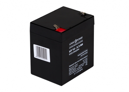 Свинцово-кислотный аккумулятор Battery 12V, 3.3Ah