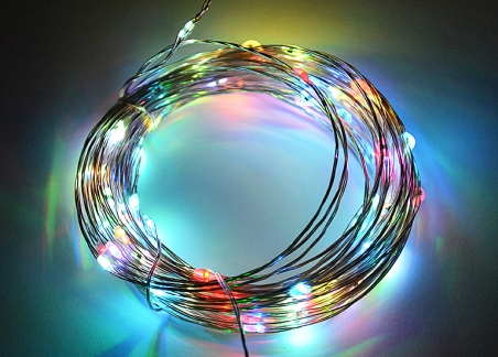 Светодиодная гирлянда LED USB Garland, 100pcs, IP68, RGB