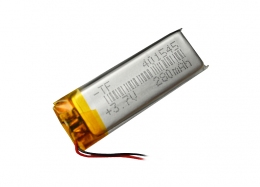 Аккумулятор литий-полимерный 3,7V 280mAh