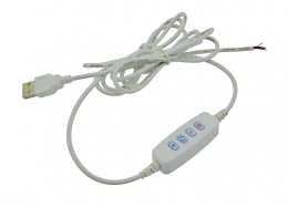 Кабель питания USB с регулировкой яркости Multi White (White)